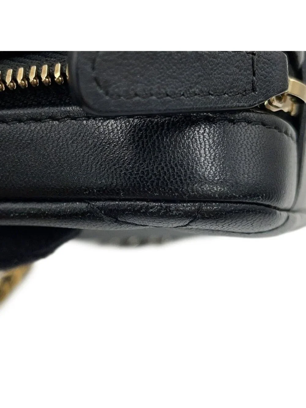 Chanel Chain Shoulder Bag 19 CC Logo Lambskin Black